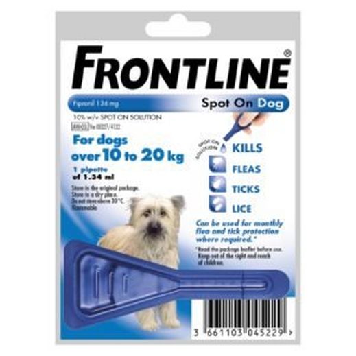 Frontline® Spot On Dog Flea and Tick Preventative Treatment Medium Dog