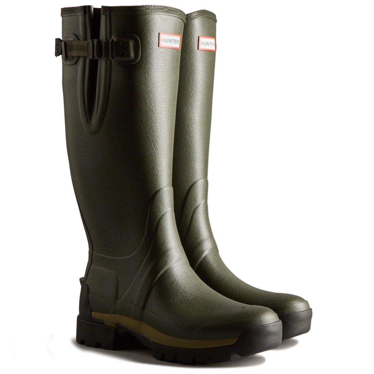 Hunter Balmoral Neoprene Side Adjustable Wellington Boots (For Her and Him)