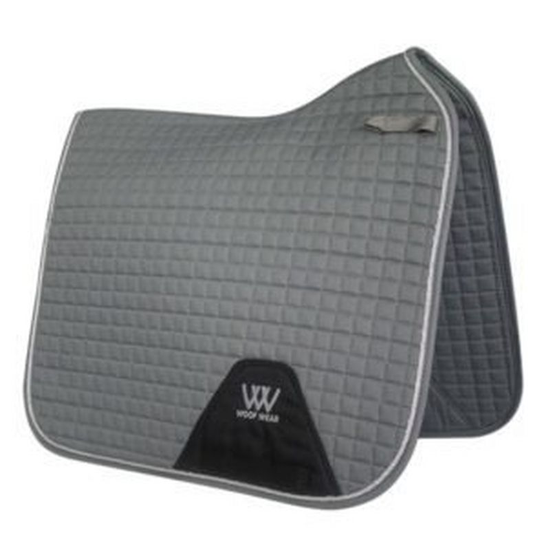 Woof Wear Contour Dressage Saddle Pad Brushed Steel