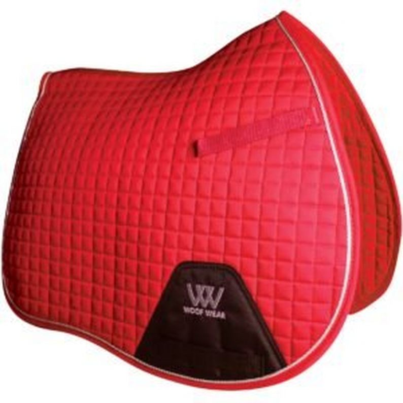 Woof Wear Contour GP Saddle Pad Royal Red