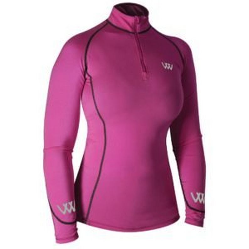 Woof Wear Performance Riding Shirt Berry