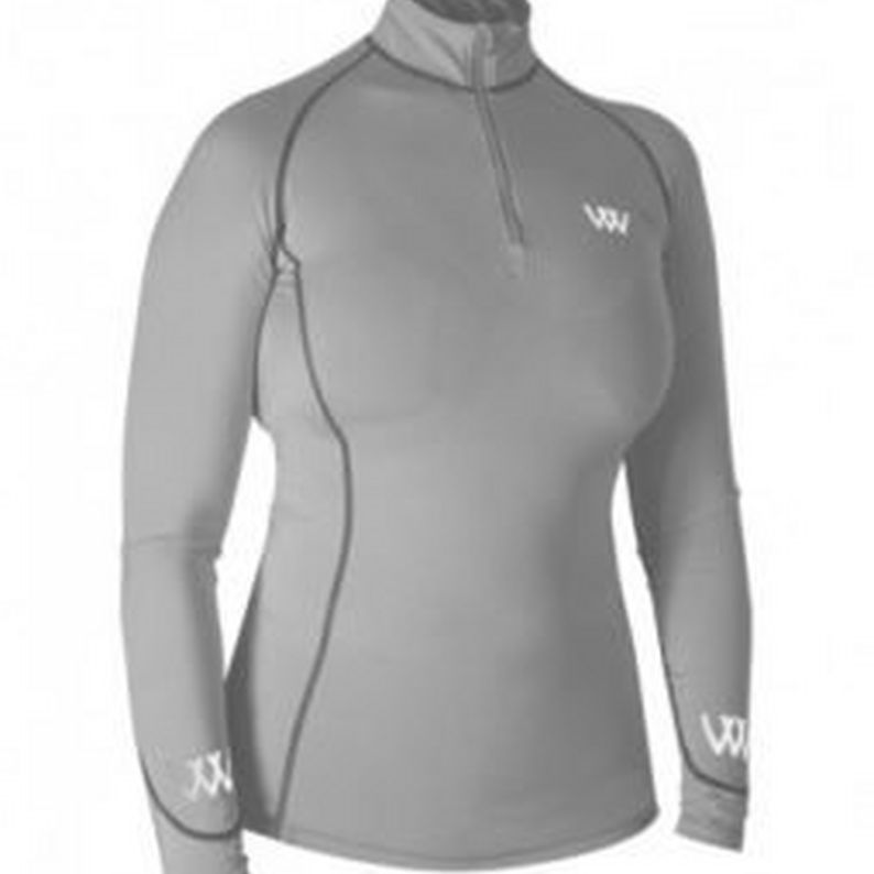 Woof Wear Performance Riding Shirt Brushed Steel