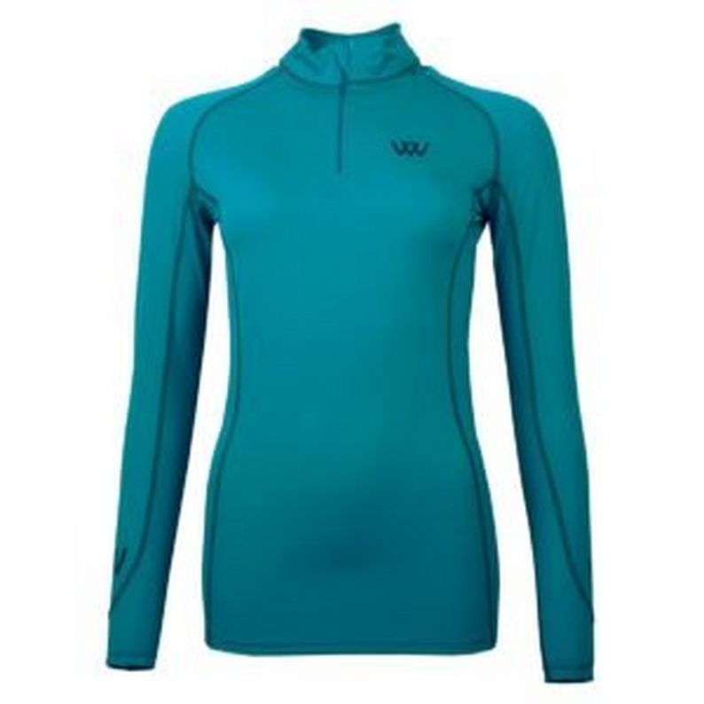 Woof Wear Performance Riding Shirt Ocean