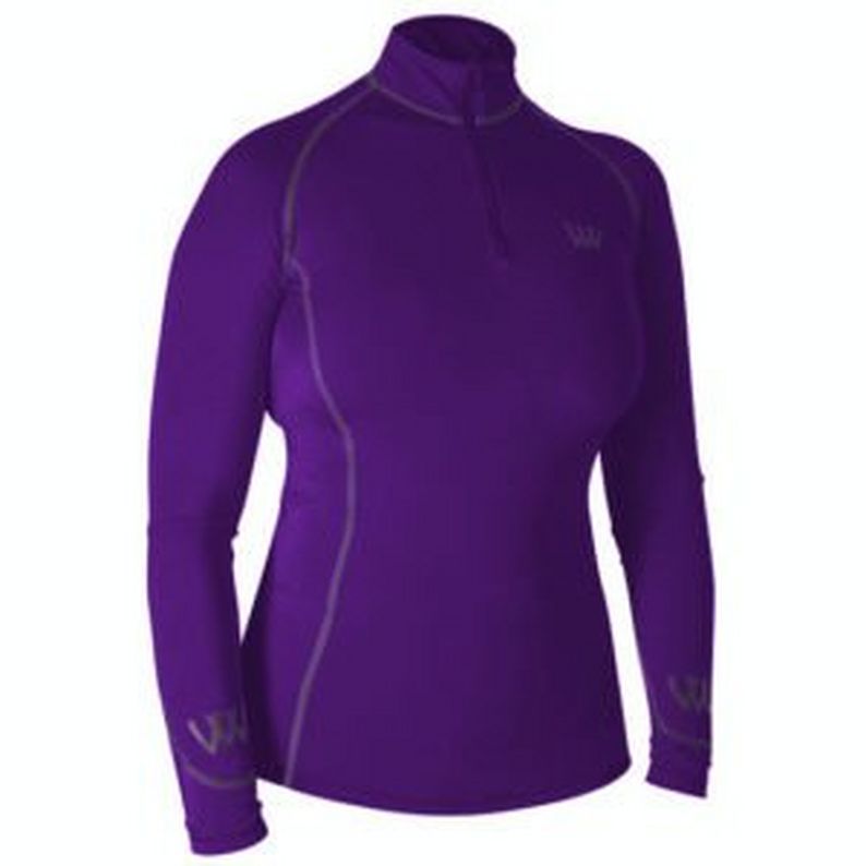 Woof Wear Performance Riding Shirt Ultra Violet