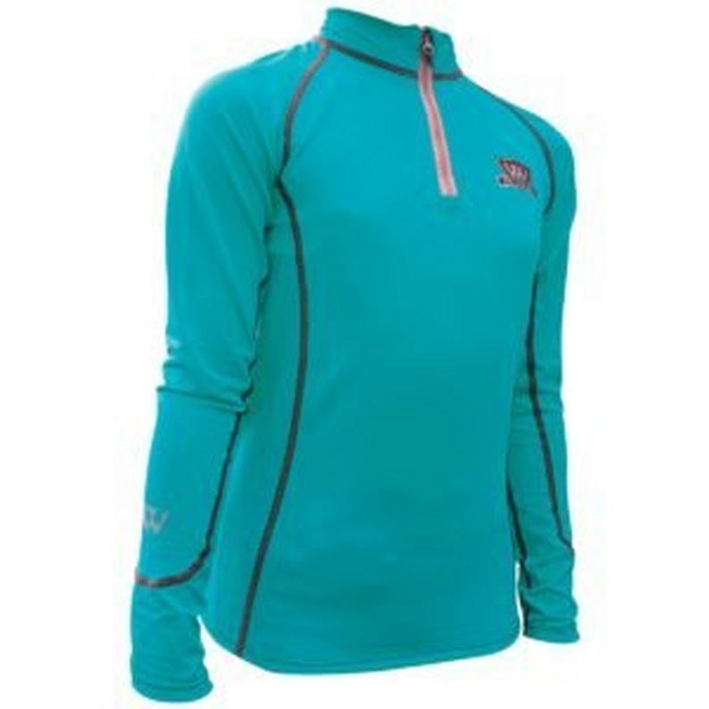 Woof Wear Young Rider Pro Performance Shirt Turquoise