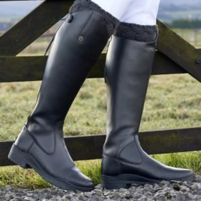 Modena Synthetic Dress Riding Boots
