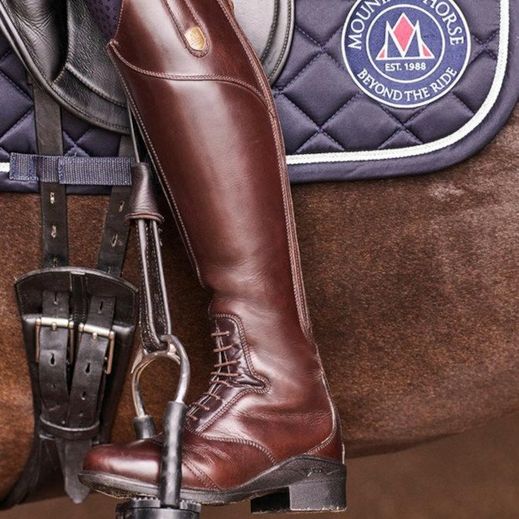 Mountain Horse Mountain Horse Women's Mountain Rider Classic Boot-Riding and Stable Sole-Padded 
