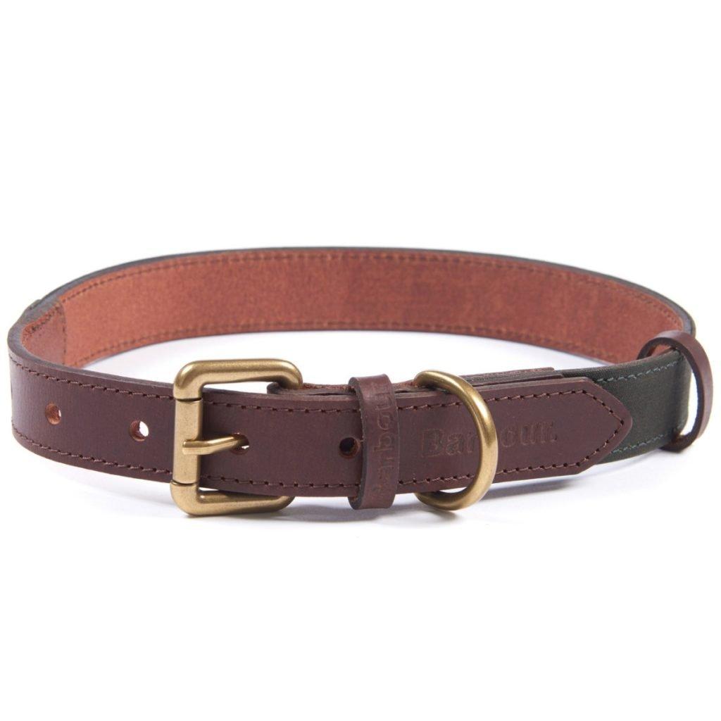Barbour Wax/Leather Dog Collar Olive