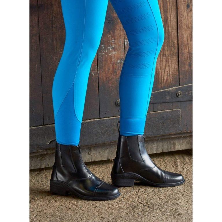 Hy HyLAND Adults Beverly Synthetic Leather Jodhpur Boots Black