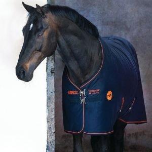 Rambo Ionic Range - Horseware-Ionic-Fleece-Black-Orange