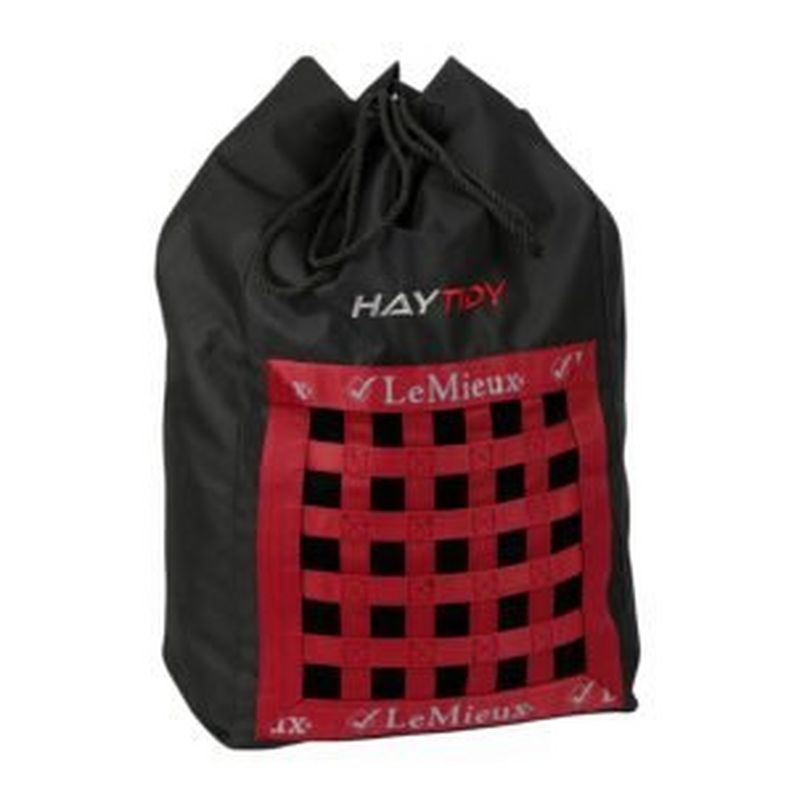 LeMieux Hay Tidy Bag Black / Red RRP £18.95