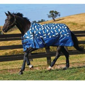 WeatherBeeta ComFiTec Essential 220g Medium Weight Standard Neck Turnout Rug Penguin