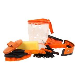 Roma Cylinder Grooming Kit 9 Piece Orange