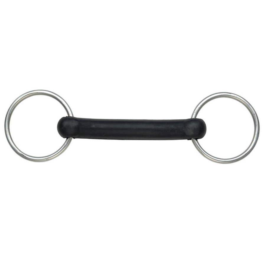 Shires Flexible Rubber Mouth Snaffle