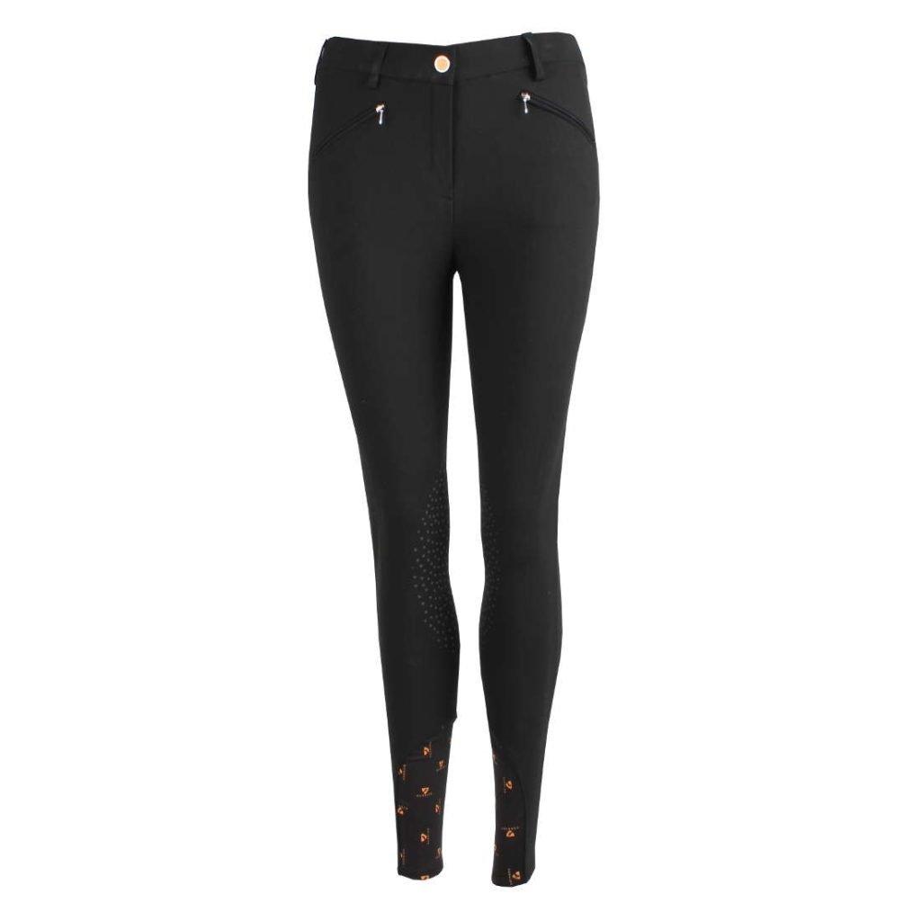 Aubrion Ladies Thompson Knee Patch Breeches Black