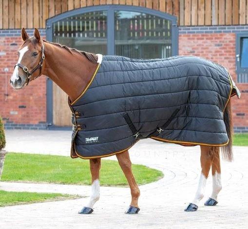 Shires Tempest Original 300 Heavy Weight Standard Neck Stable Rug Black/Orange