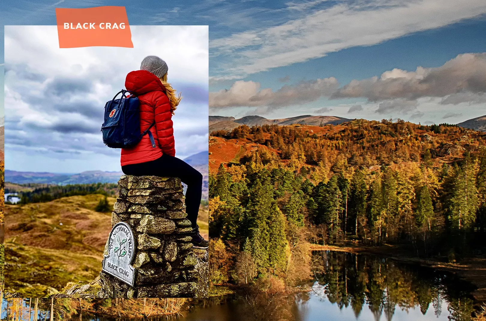 Kate Henry climbing Black Crag in the Lake District