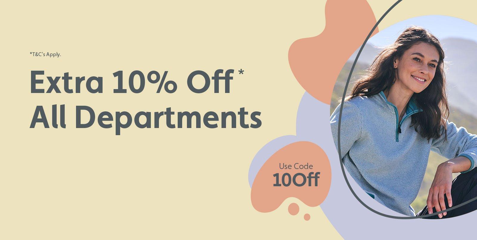 Extra 10% Off – Use Code 10OFF