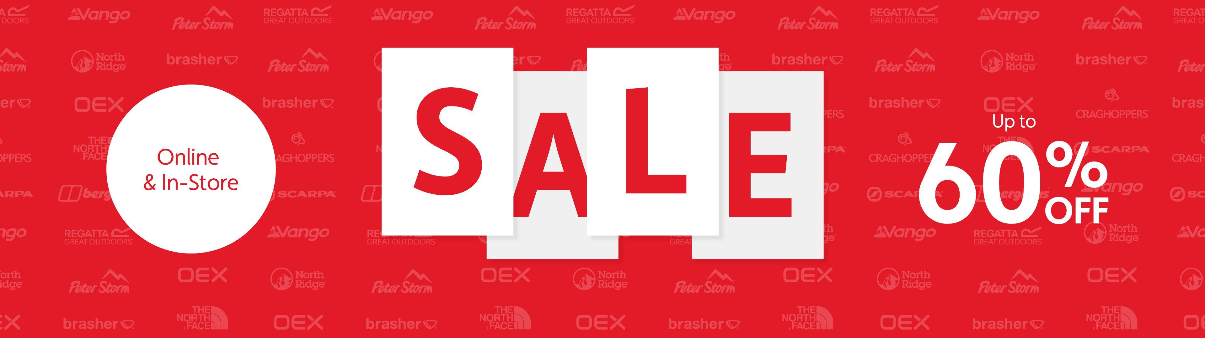 Sale – Up to 60% Off All Departments