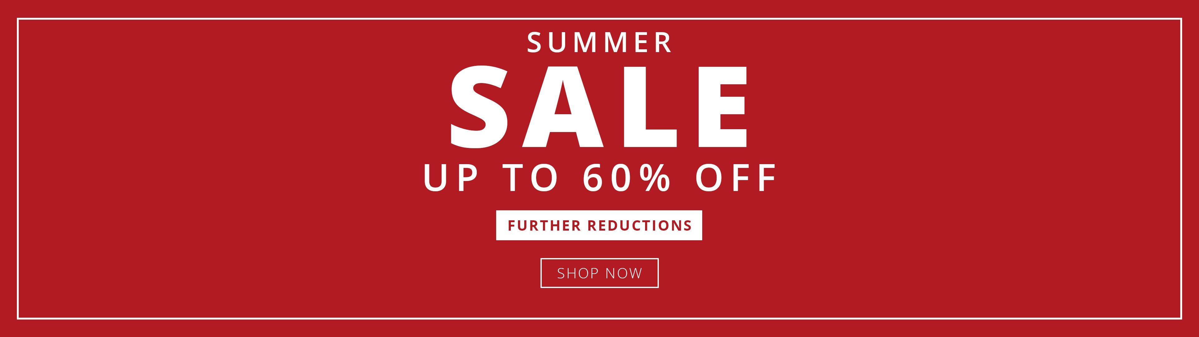 Summer Sale - Up To 60% Off