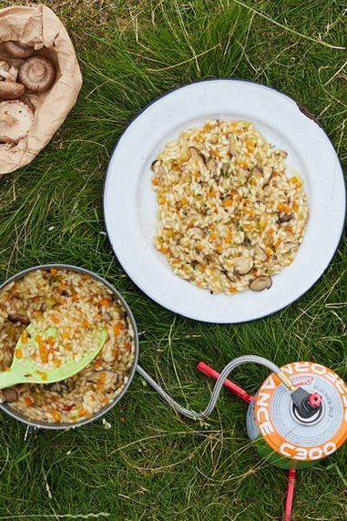 Campsite Cooking: Fell Foodie's Mushroom and Thyme Risotto