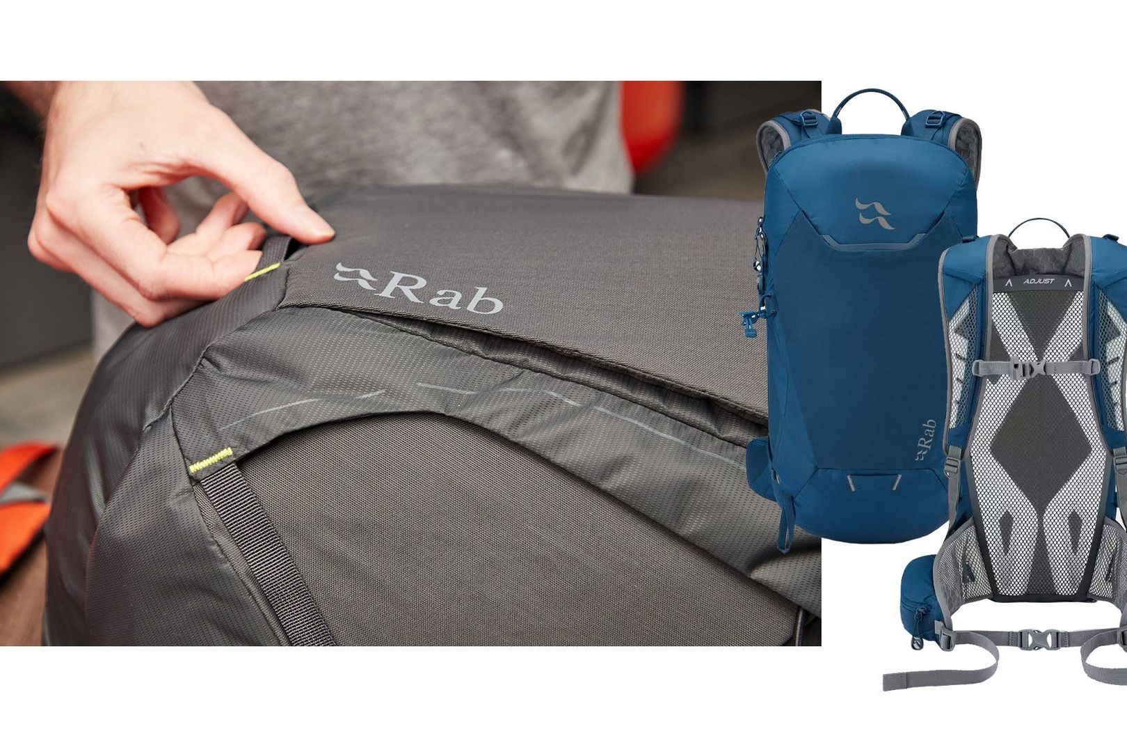 A first look at Rab's Aeon packs at the Rab Lab