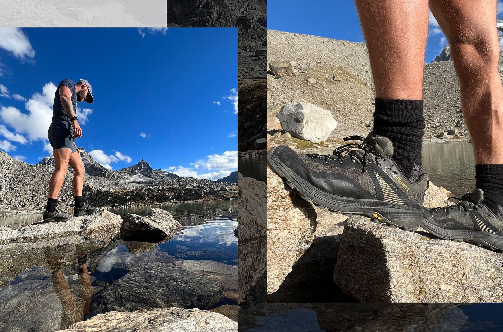 Ben Wright trialling the Merrell MQM 3 shoes in Italy