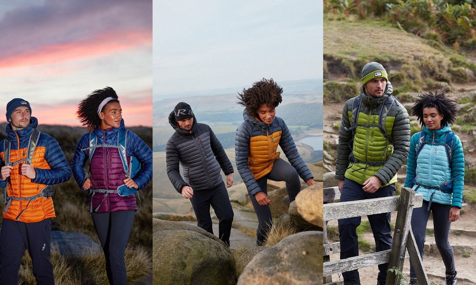 A first look at Rab's Limited Edition Microlight Alpine jackets taken in the Peak District, UK