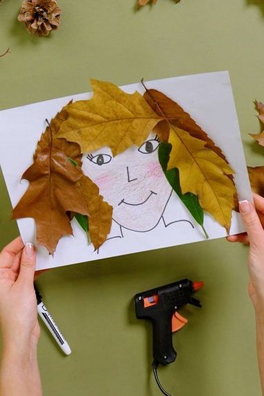 Get Crafty With Millets: How to Make a Leaf Self Portrait
