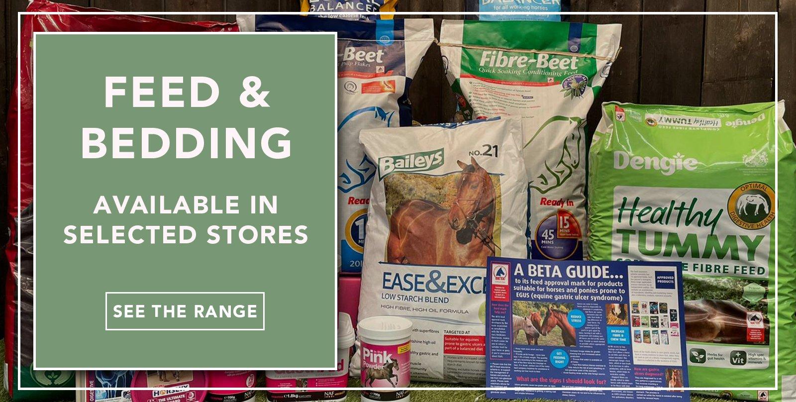 Explore Our Range Of Feed & Bedding Available