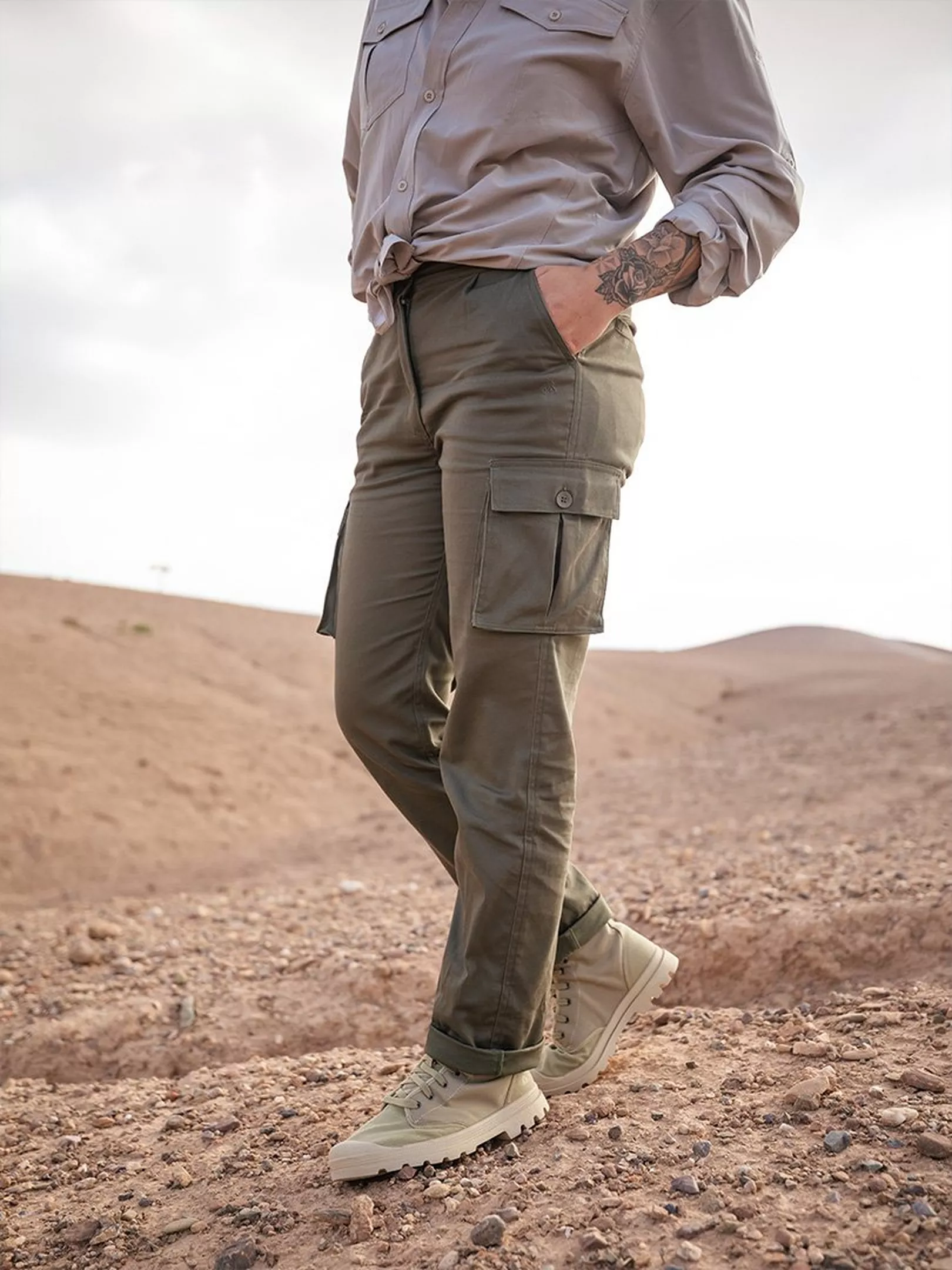 Men's Olive Trousers