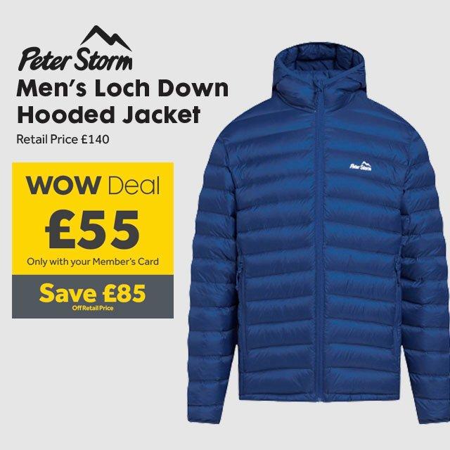 Peter Storm Men's Loch Down Hooded Jacket