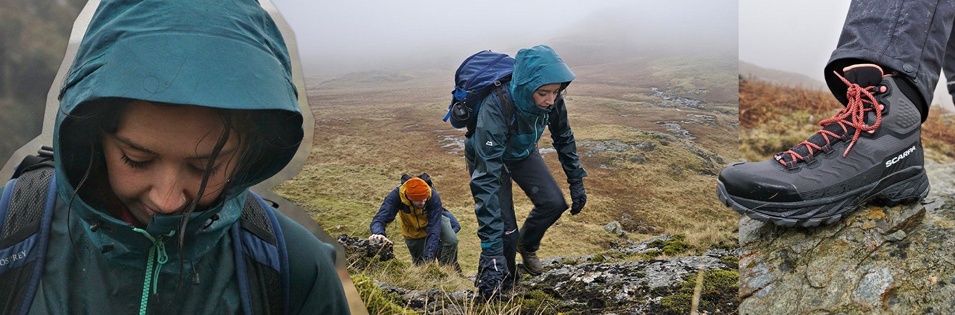 Morgan testing womens walking boots in Lake District