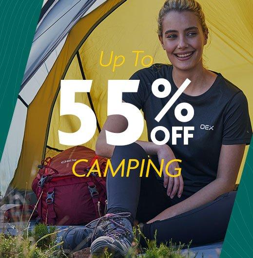 Up to 55% Off Camping