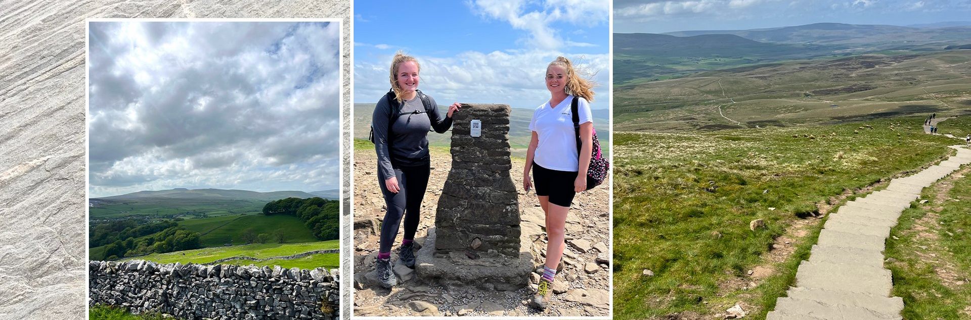 A selection of photos of the Pen-Y-Ghent walking trail in The Yorkshire Dales