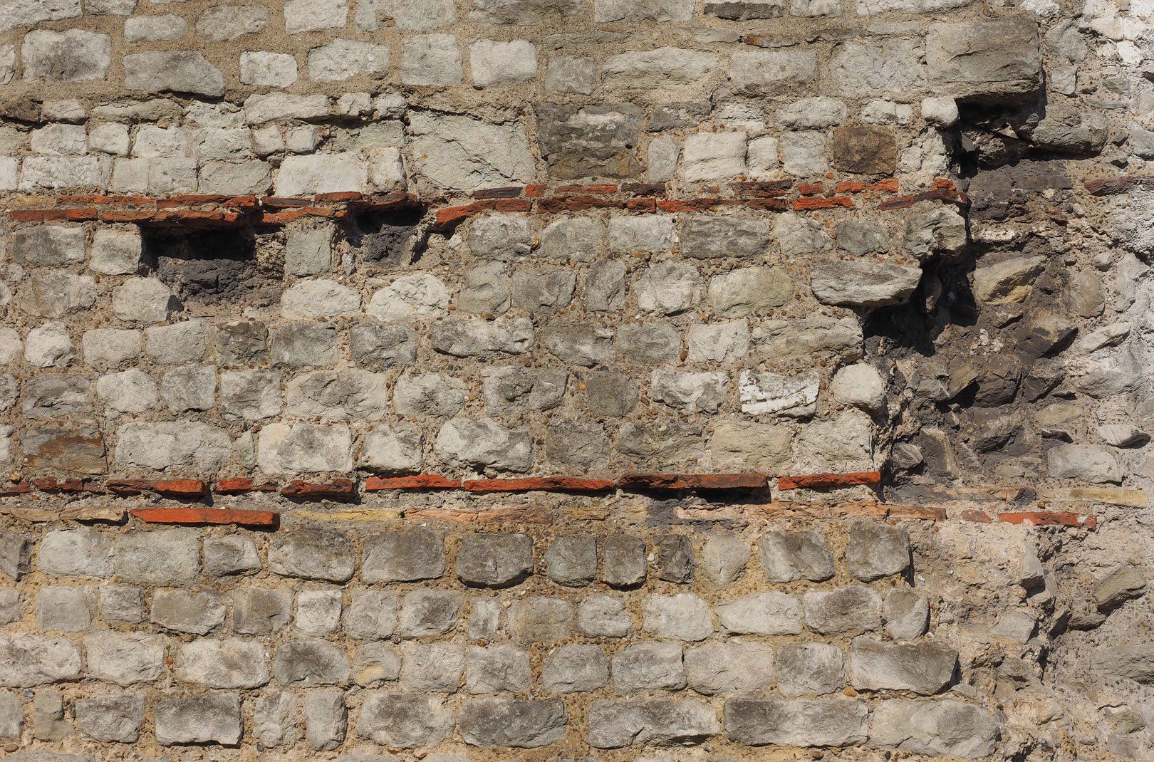 A close-up shot of the London Wall