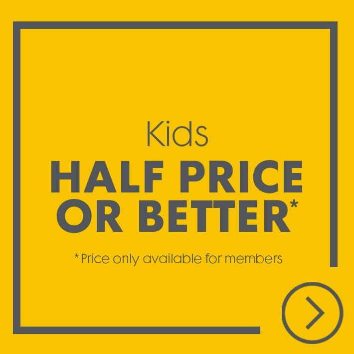 Kids Half Price Deals