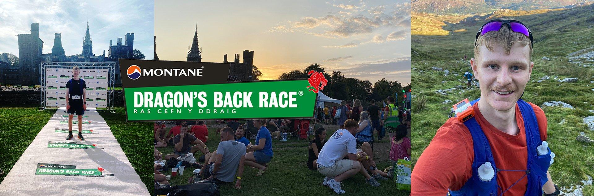 Owen Jackson completing the Montane Dragon's Back Race