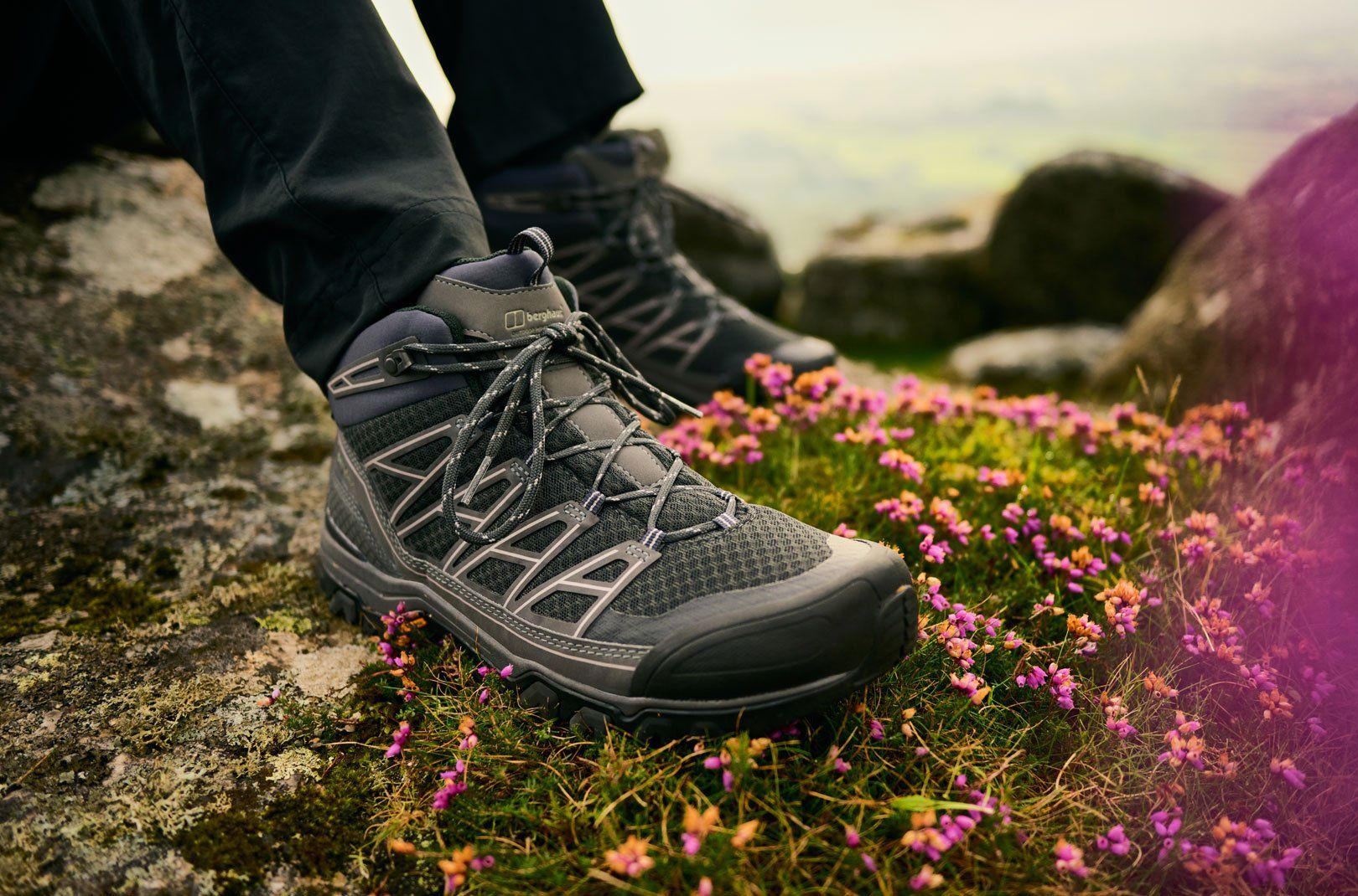 A pair of Berghaus Expanse GORE-TEX® Walking Boots.