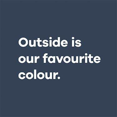 Outside is our favourite colour