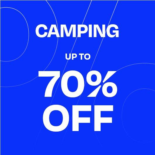 Black Friday Up to 70% Off Camping