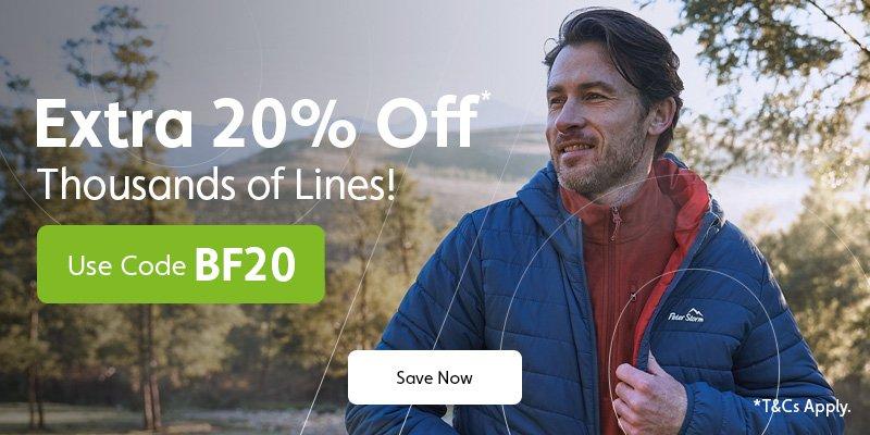 Extra 20% OFF* Selected Lines