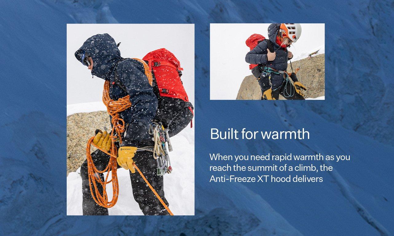 Anti - Freeze XPD Hoodie imagery with info about it's properties.