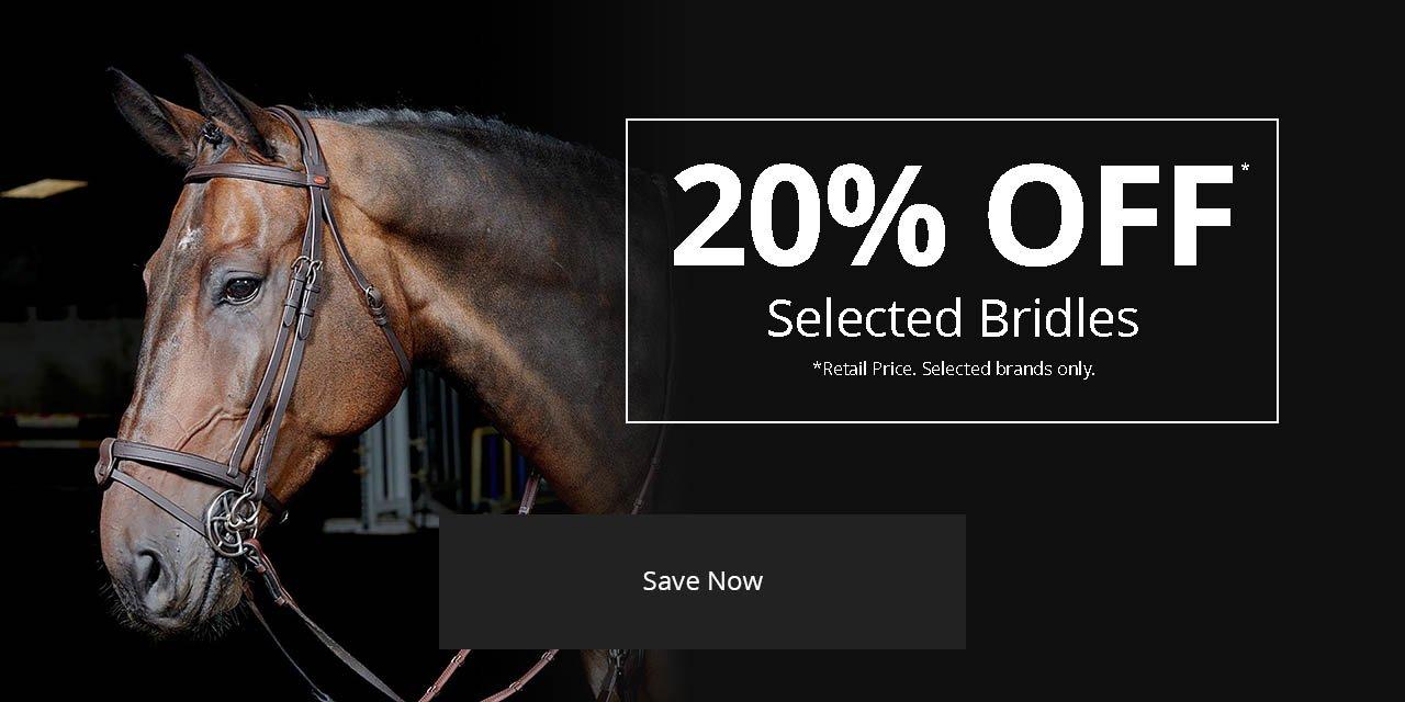 20 off Selected Bridles - Save now