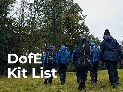 DofE Kit List and Recommended Kit