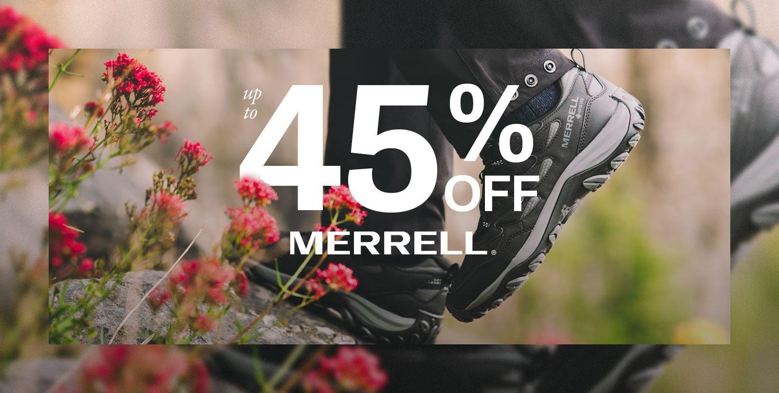 Up to 45% OFF Merrell