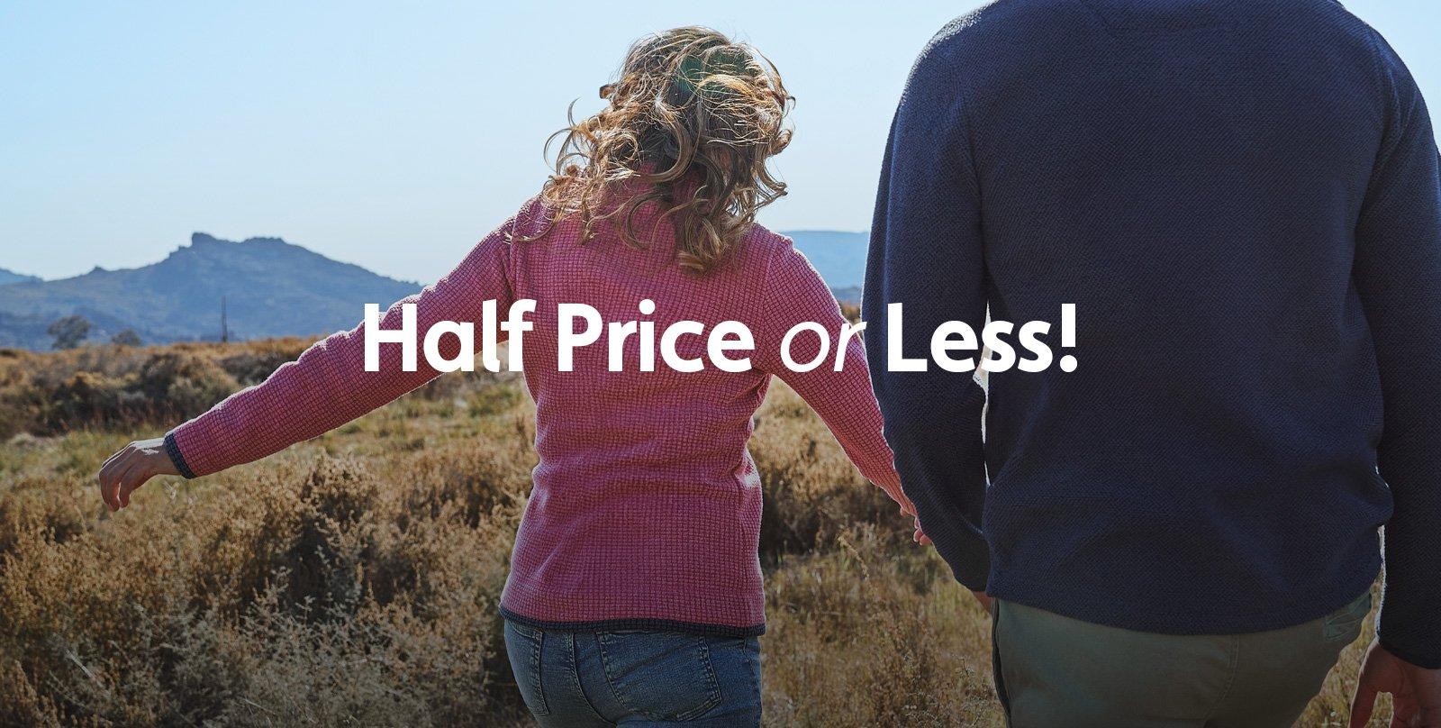 Shop Half Price or Less