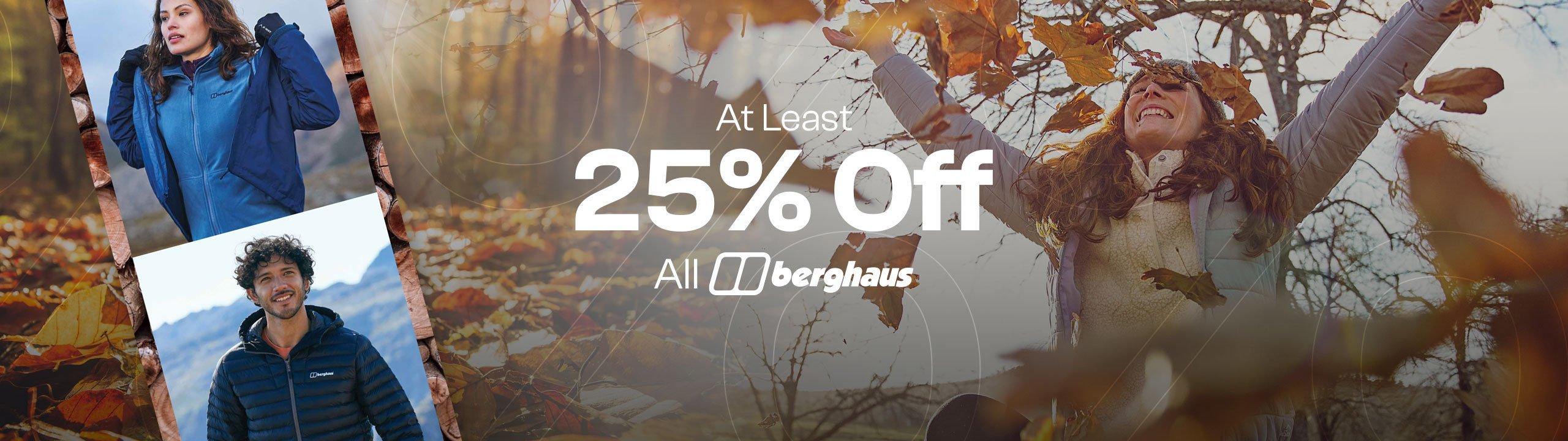 At Least 25% Off All Berghaus