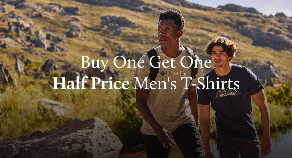 Buy One Get One Half Price Men's T-Shirts