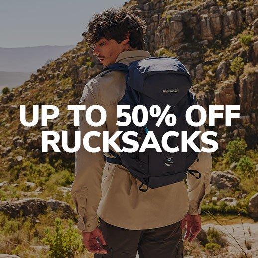 50% off rucksacks